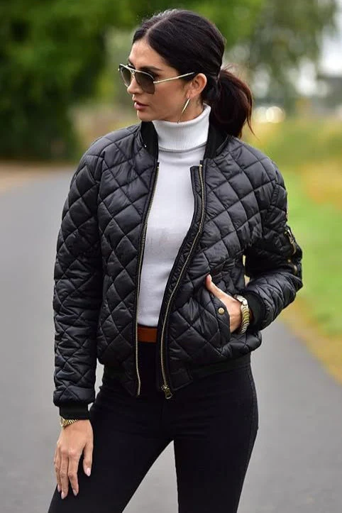 Cropped Casual Hooded Puffer Jacket - Image 3