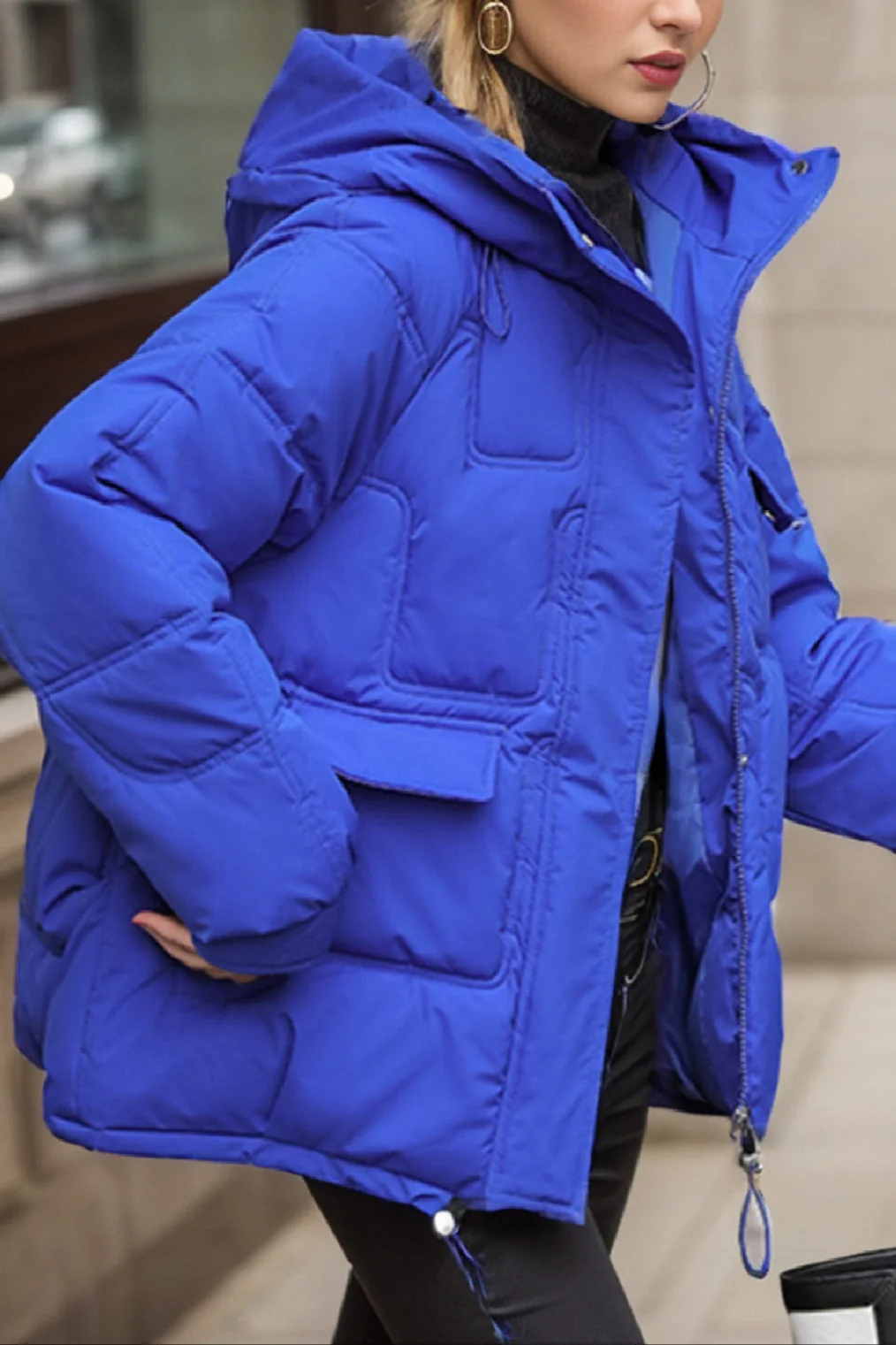 Cropped Insulated Cargo Puffer Jacket - Image 22