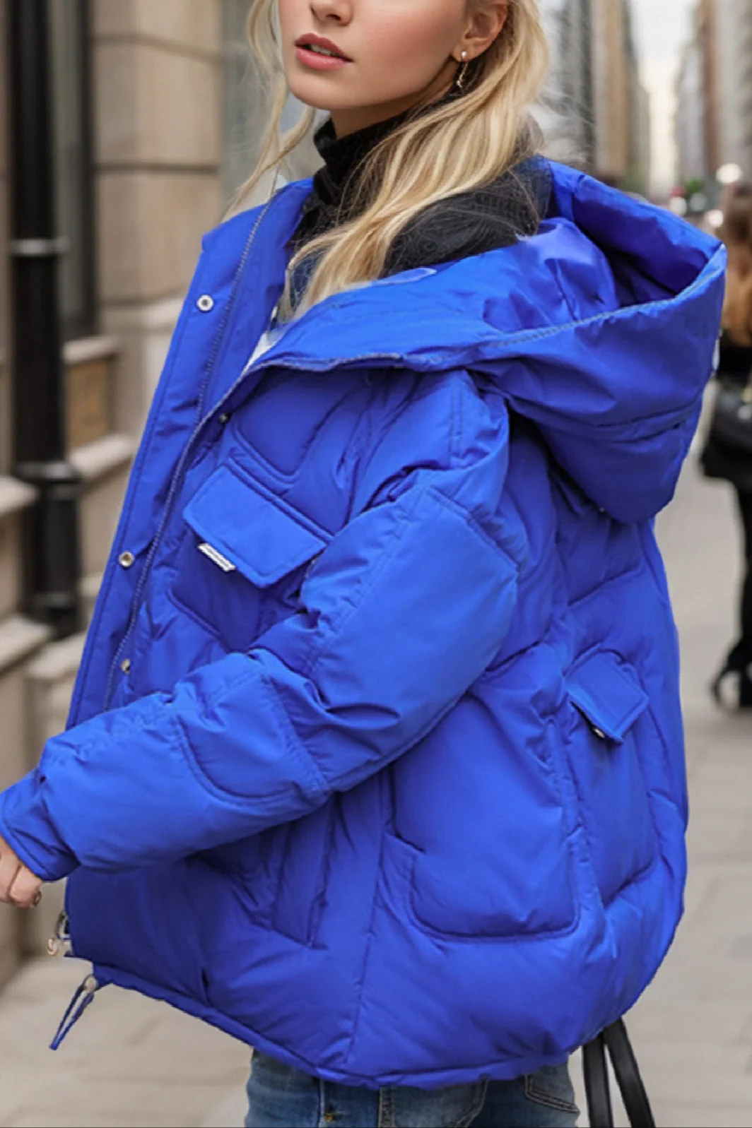 Cropped Insulated Cargo Puffer Jacket - Image 23