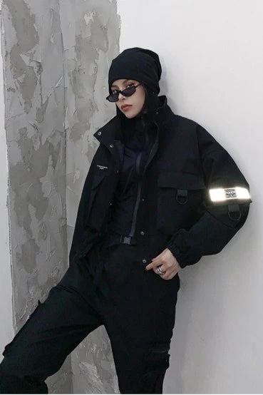 Cropped Street Utility Jacket - Image 4