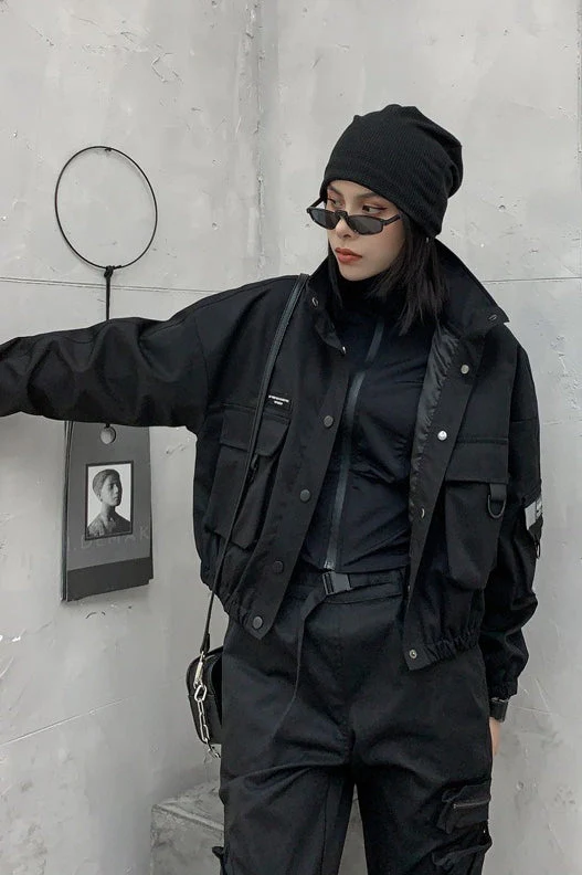 Cropped Street Utility Jacket - Image 5