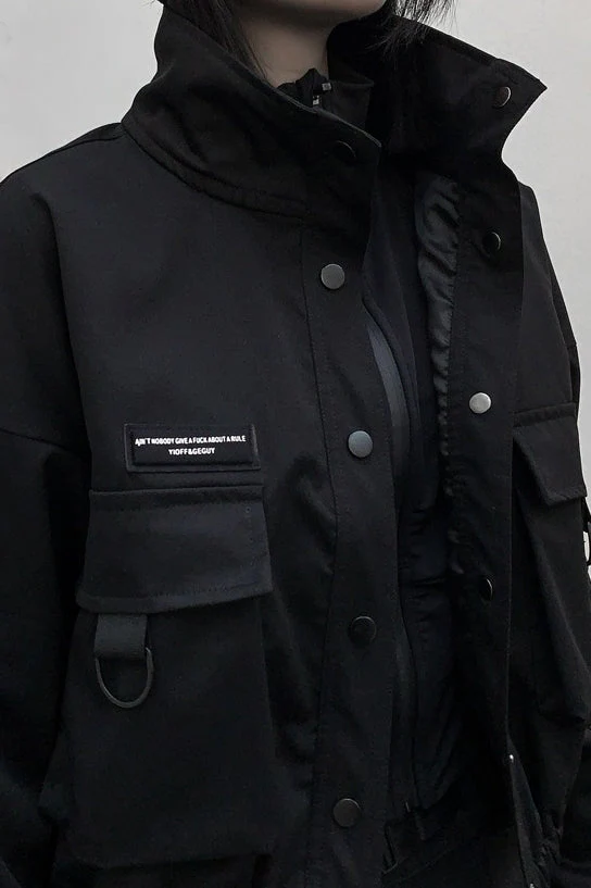Cropped Street Utility Jacket - Image 6