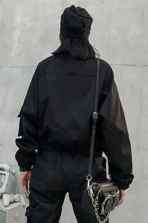 Cropped Street Utility Jacket - Image 8