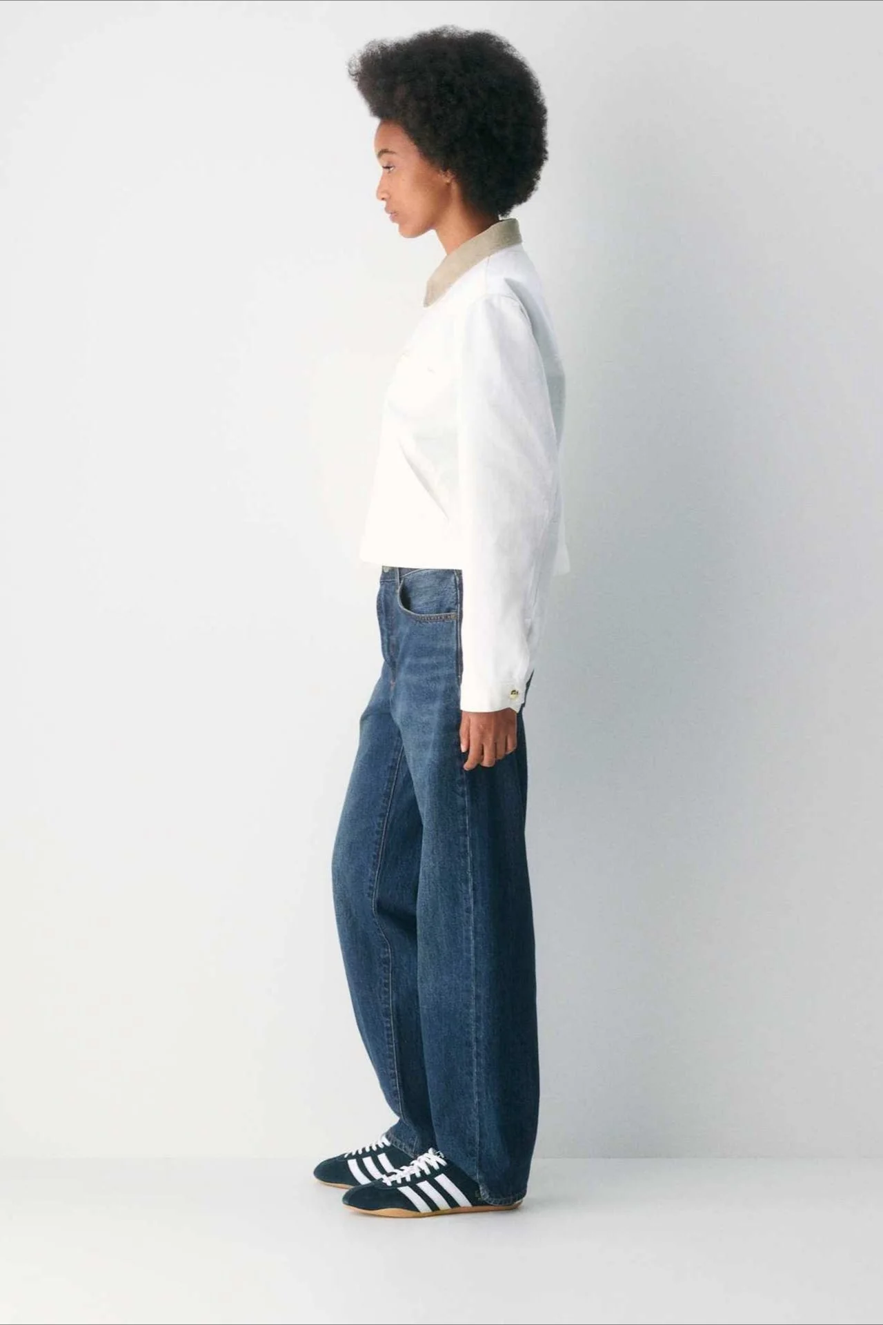 Cropped Utility Workwear Jacket - Image 17