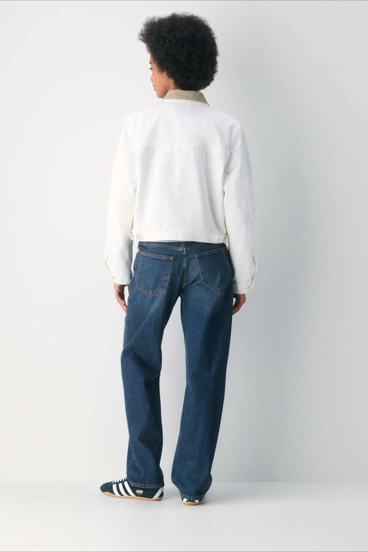 Cropped Utility Workwear Jacket - Image 18