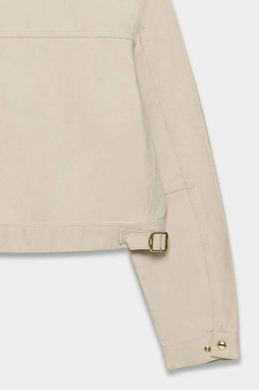Cropped Utility Workwear Jacket - Image 20