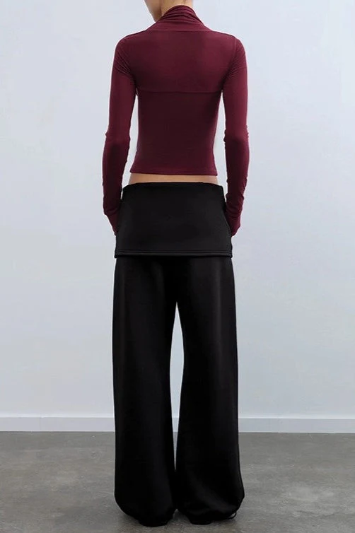 Detachable Cape Knit Top - Image 3