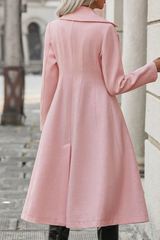 Double Breasted A-Line Coat - Image 3