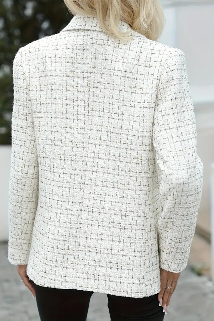Double-Breasted Casual Blazer - Image 6