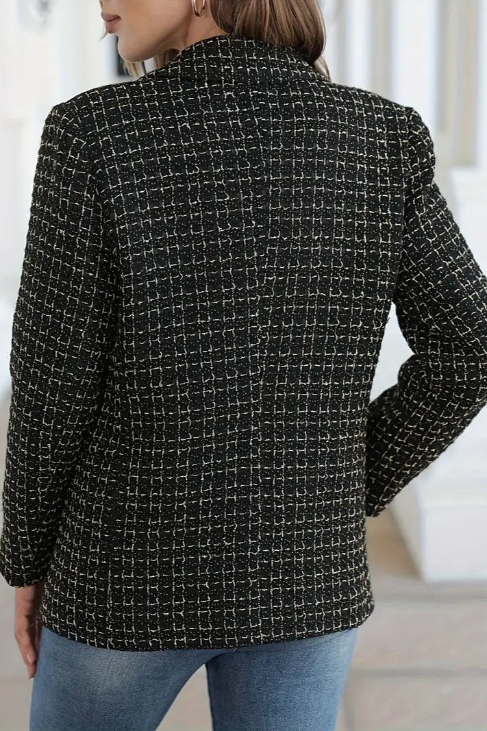 Double-Breasted Casual Blazer - Image 8