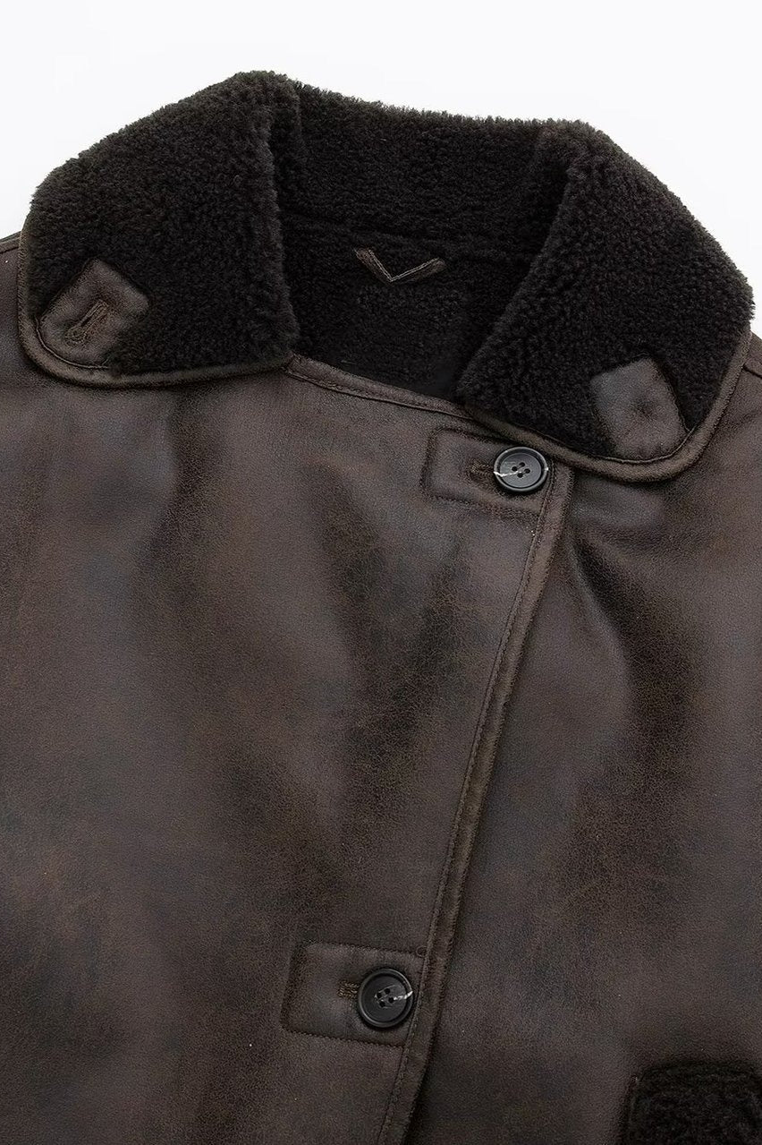 Double-Faced Shearling Jacket - Image 3