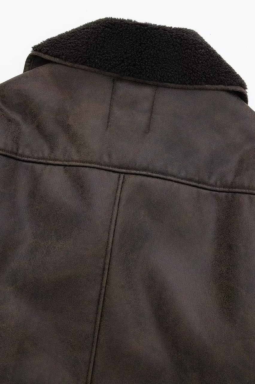 Double-Faced Shearling Jacket - Image 4