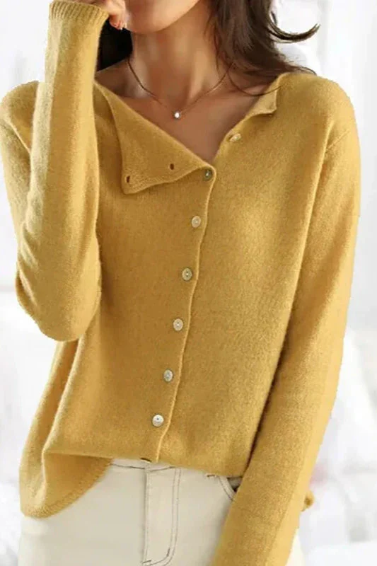 Elegant Button Knit Cardigan - Image 3