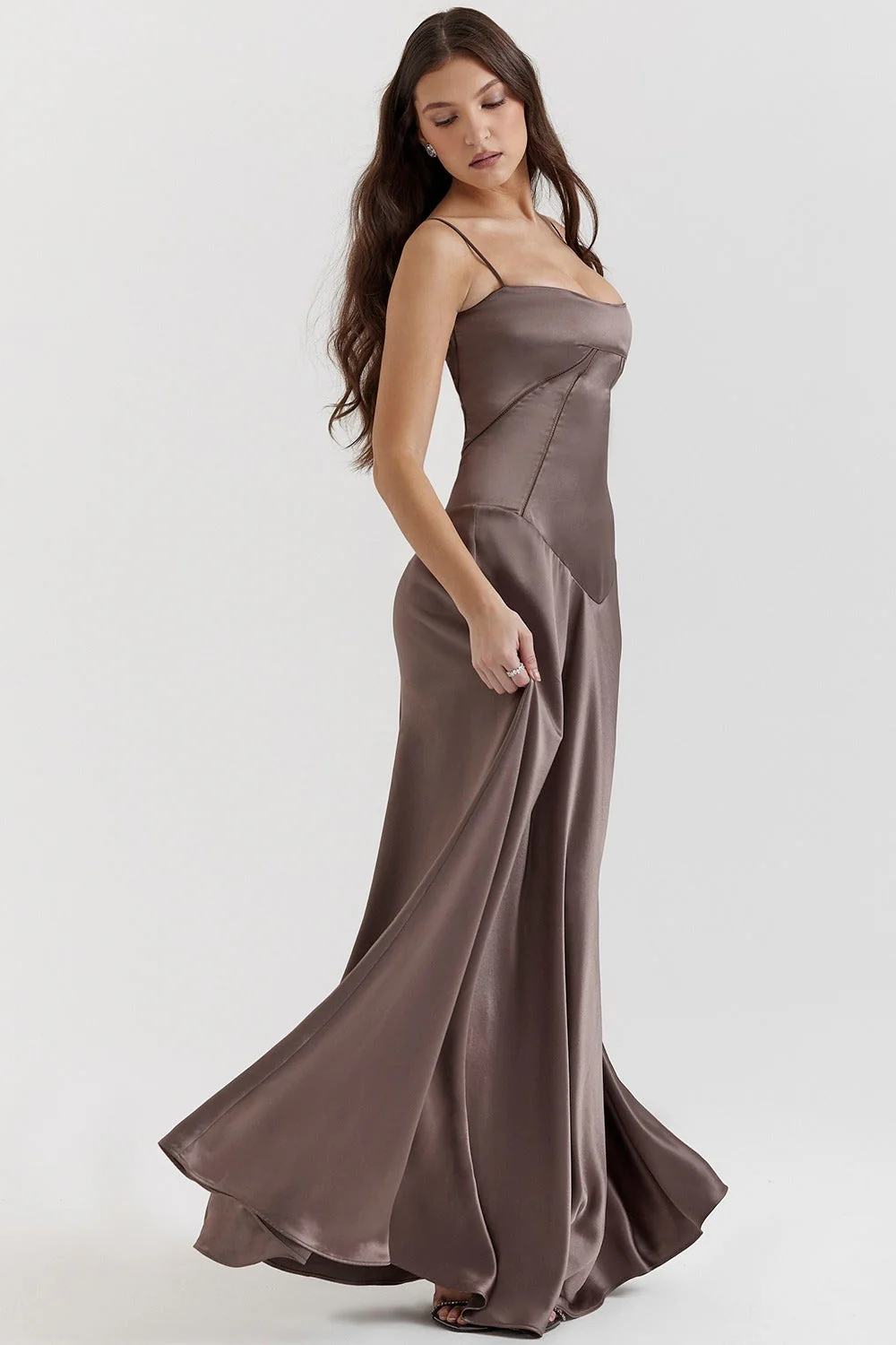 Elegant Cami Backless Maxi Party Dress - Image 11