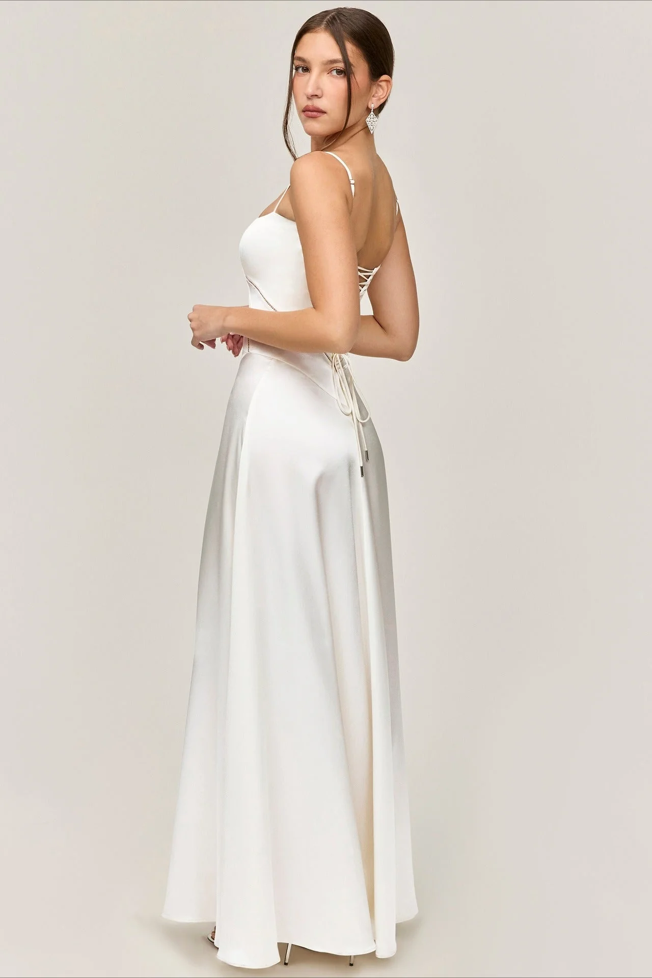 Elegant Cami Backless Maxi Party Dress - Image 16