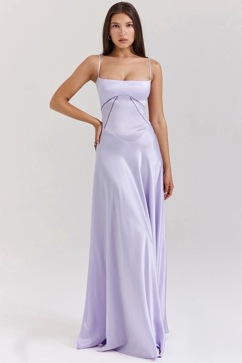 Elegant Cami Backless Maxi Party Dress - Image 20