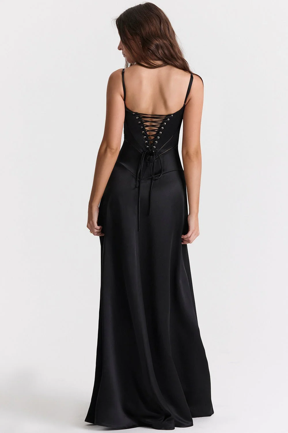 Elegant Cami Backless Maxi Party Dress - Image 3