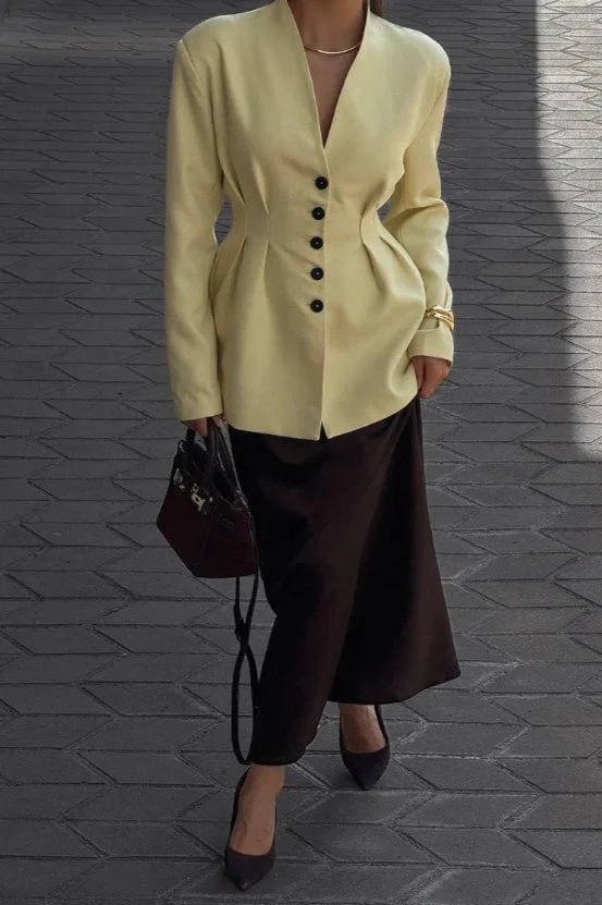 Elegant Long Sleeve Blazer - Image 6