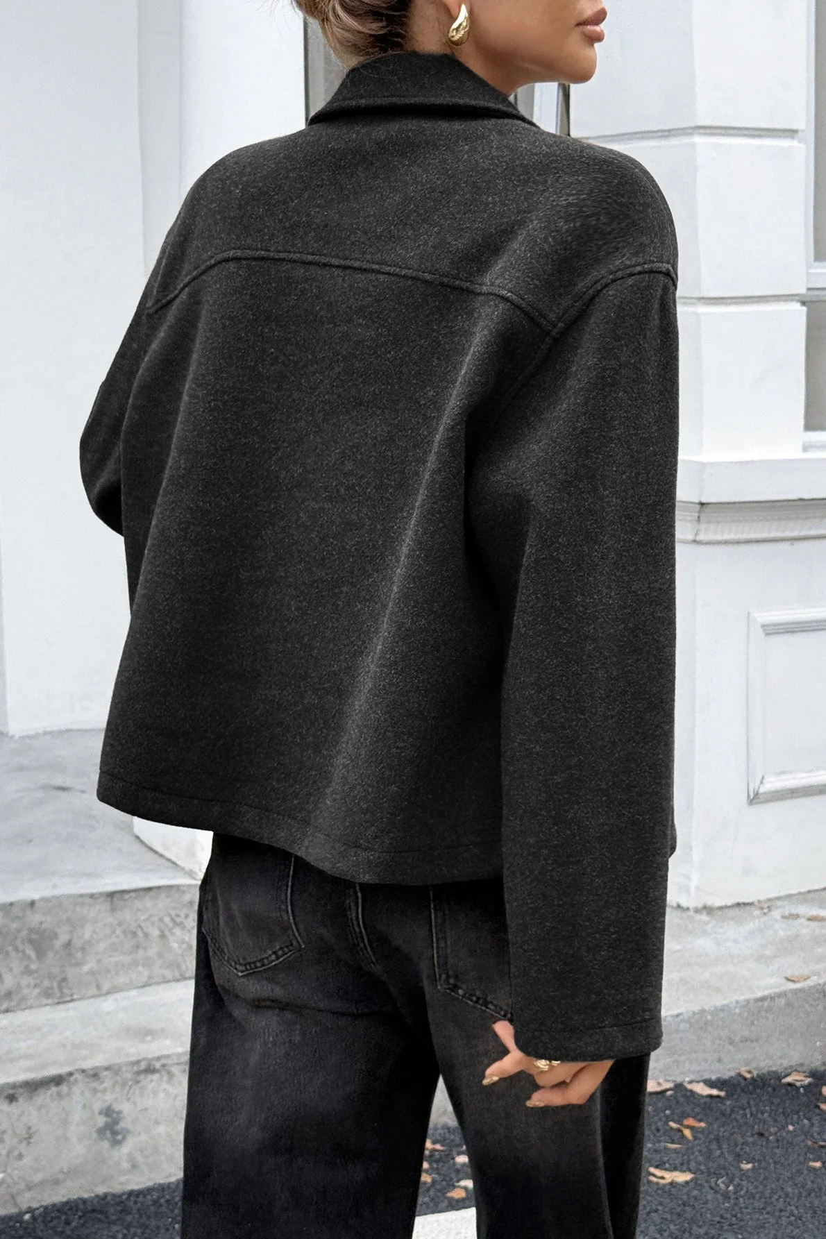 Elegant Long Sleeve Versatile Jacket - Image 12