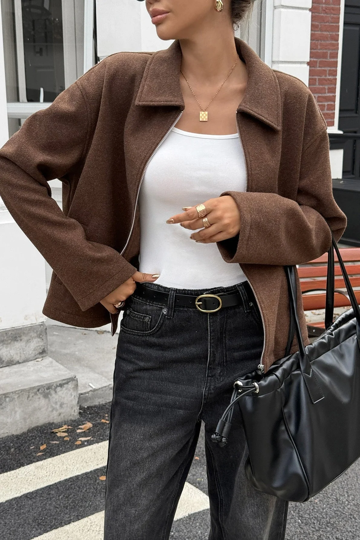 Elegant Long Sleeve Versatile Jacket - Image 8