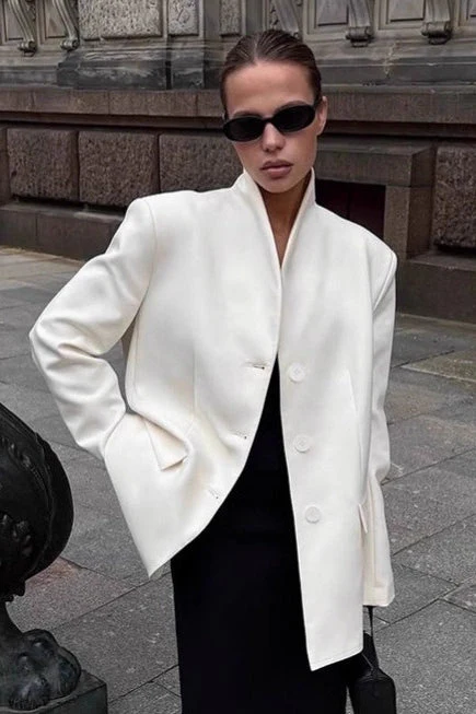 Elegant Loose Fit Blazer - Image 2
