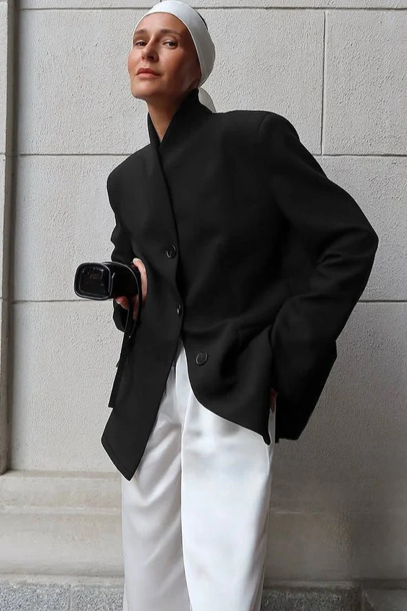 Elegant Loose Fit Blazer - Image 7