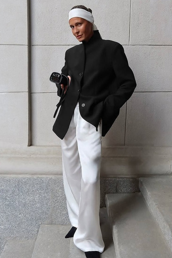 Elegant Loose Fit Blazer - Image 8