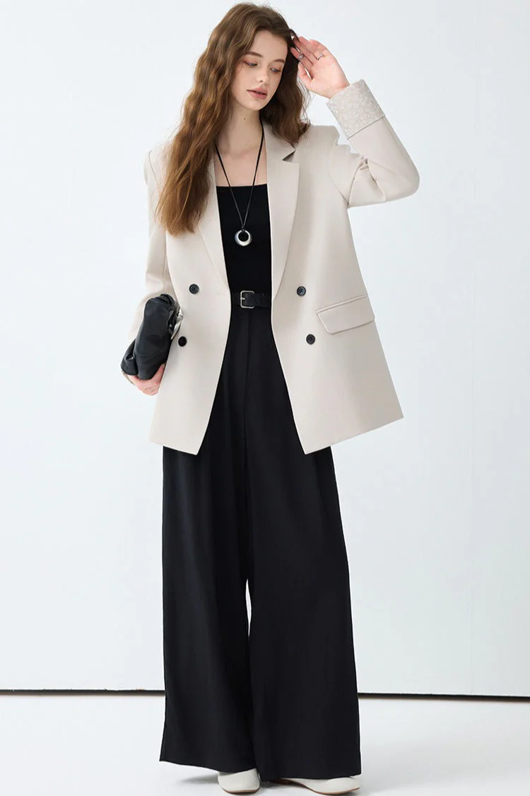 Elegant Mid-Length Office Blazer - Image 10