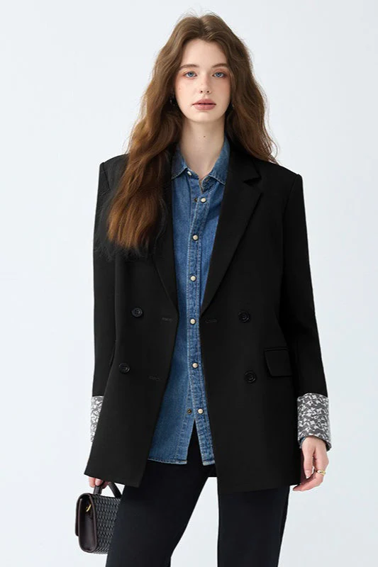 Elegant Mid-Length Office Blazer - Image 11