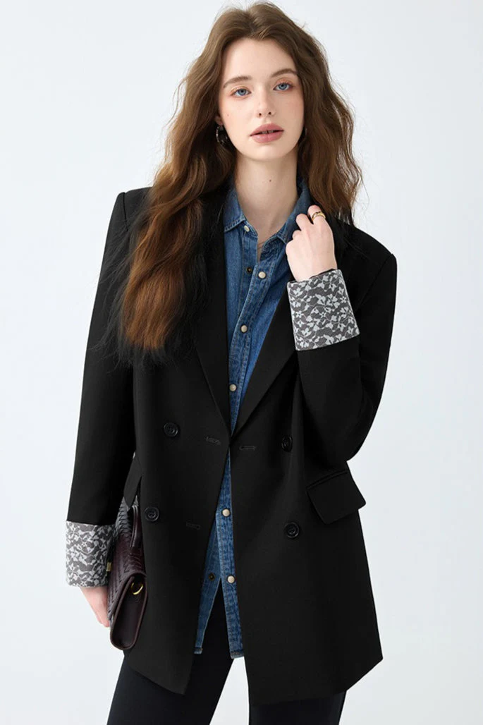 Elegant Mid-Length Office Blazer - Image 14