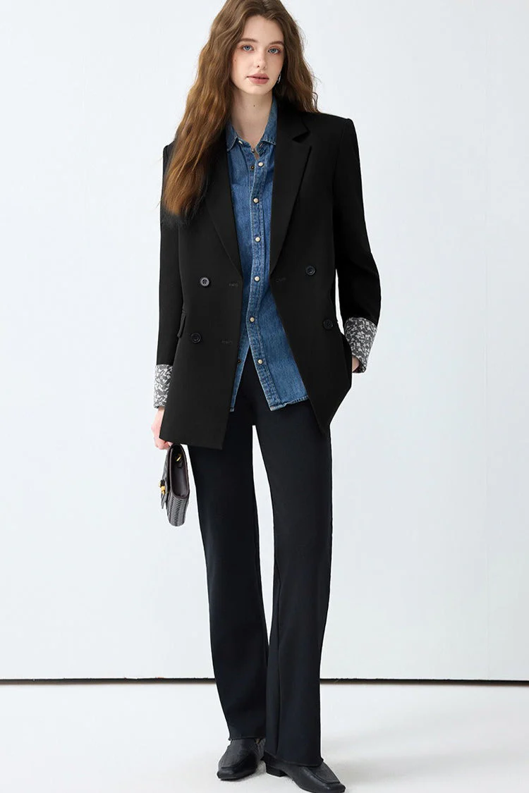 Elegant Mid-Length Office Blazer - Image 15