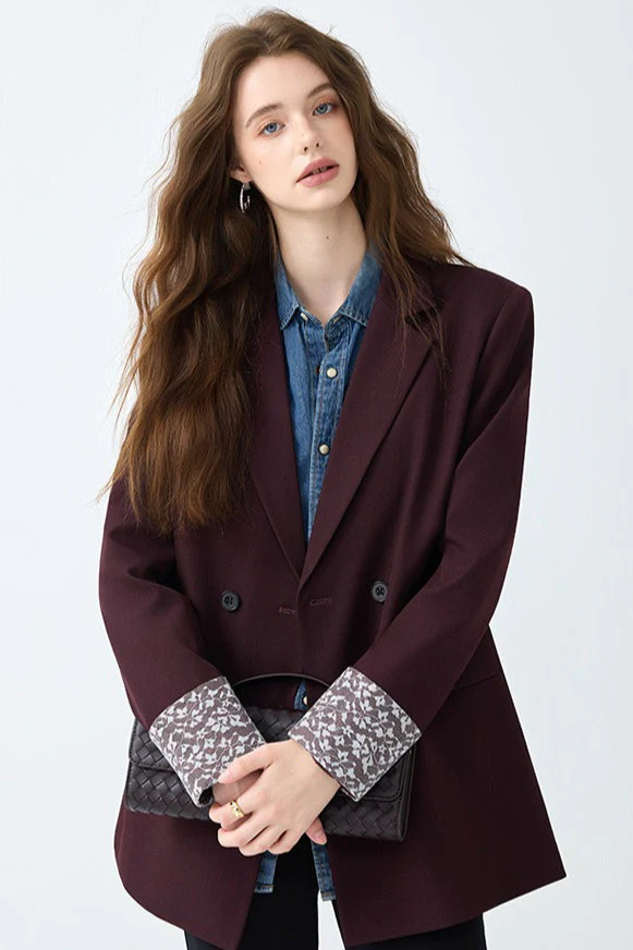 Elegant Mid-Length Office Blazer - Image 2