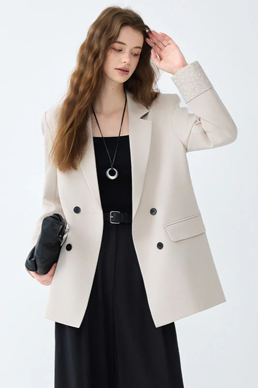 Elegant Mid-Length Office Blazer - Image 5