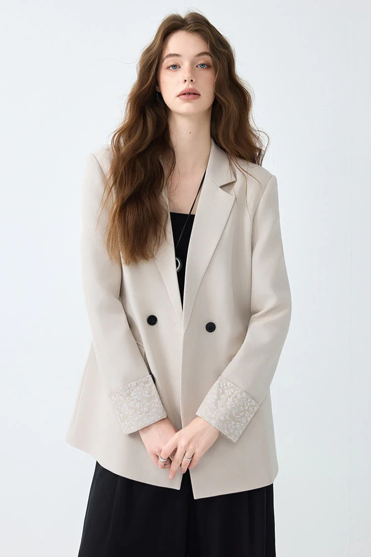 Elegant Mid-Length Office Blazer - Image 7