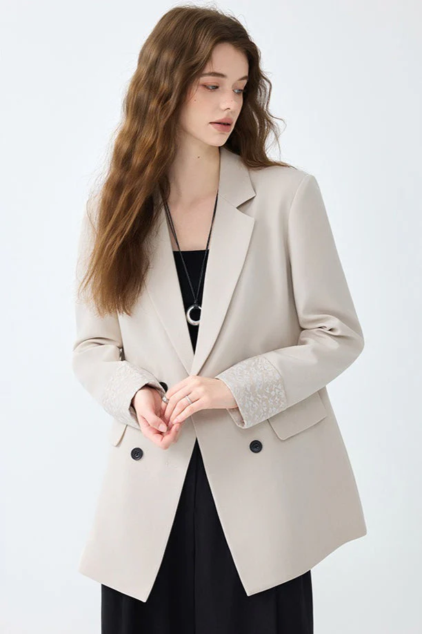 Elegant Mid-Length Office Blazer - Image 8