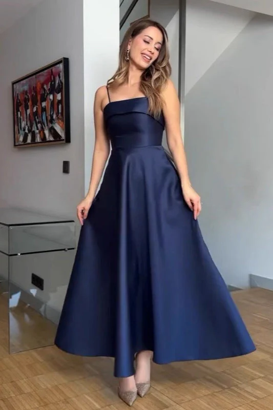 Elegant Satin Slip Vintage Formal Dress - Image 10