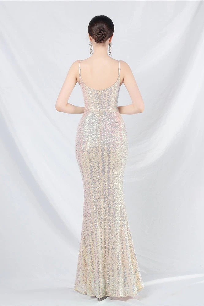 Elegant Sequin Cami Maxi Dress - Image 16