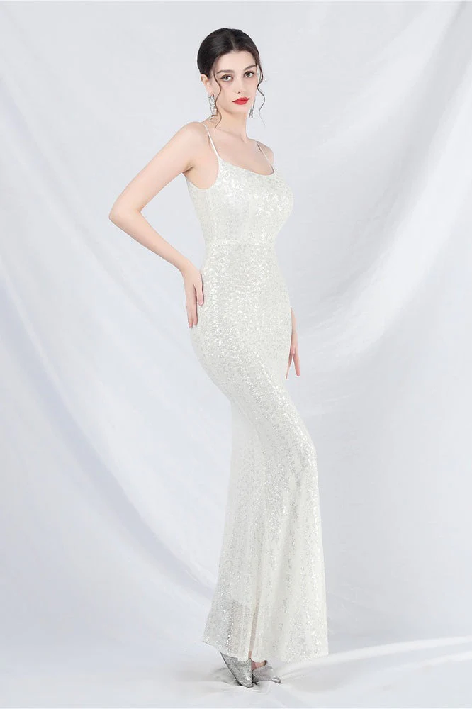 Elegant Sequin Cami Maxi Dress - Image 2