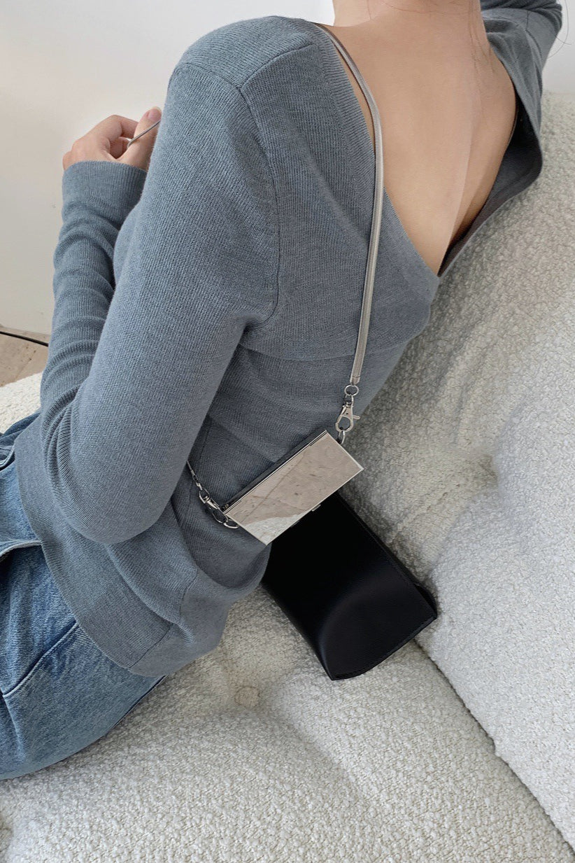 Elegant Turtleneck Bodycon Knit Top - Image 6