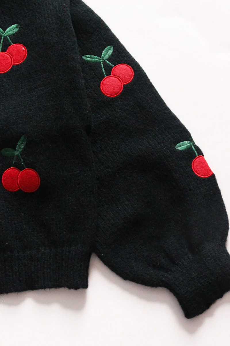 Embroidered Knit Open Front Sweater - Image 29