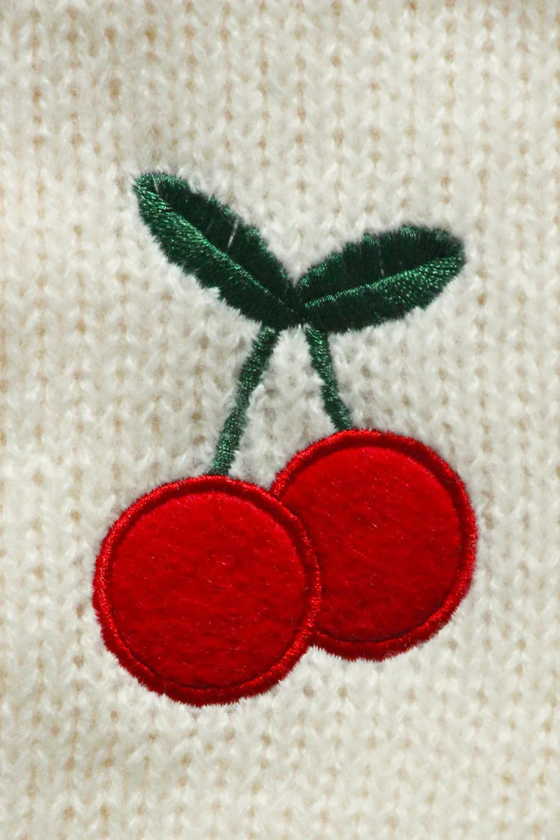 Embroidered Knit Open Front Sweater - Image 30