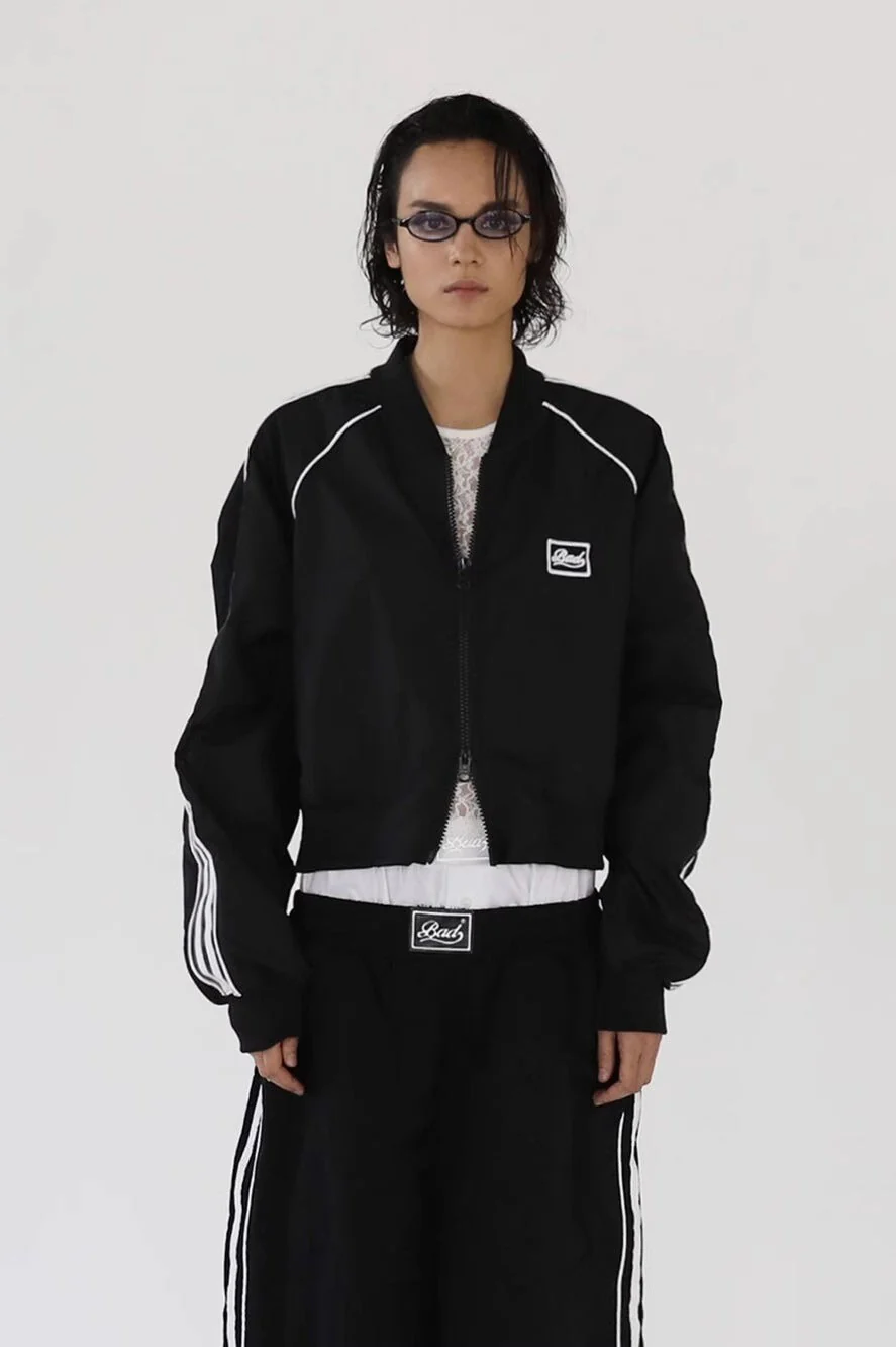 Embroidered Retro Bomber Jacket - Image 2