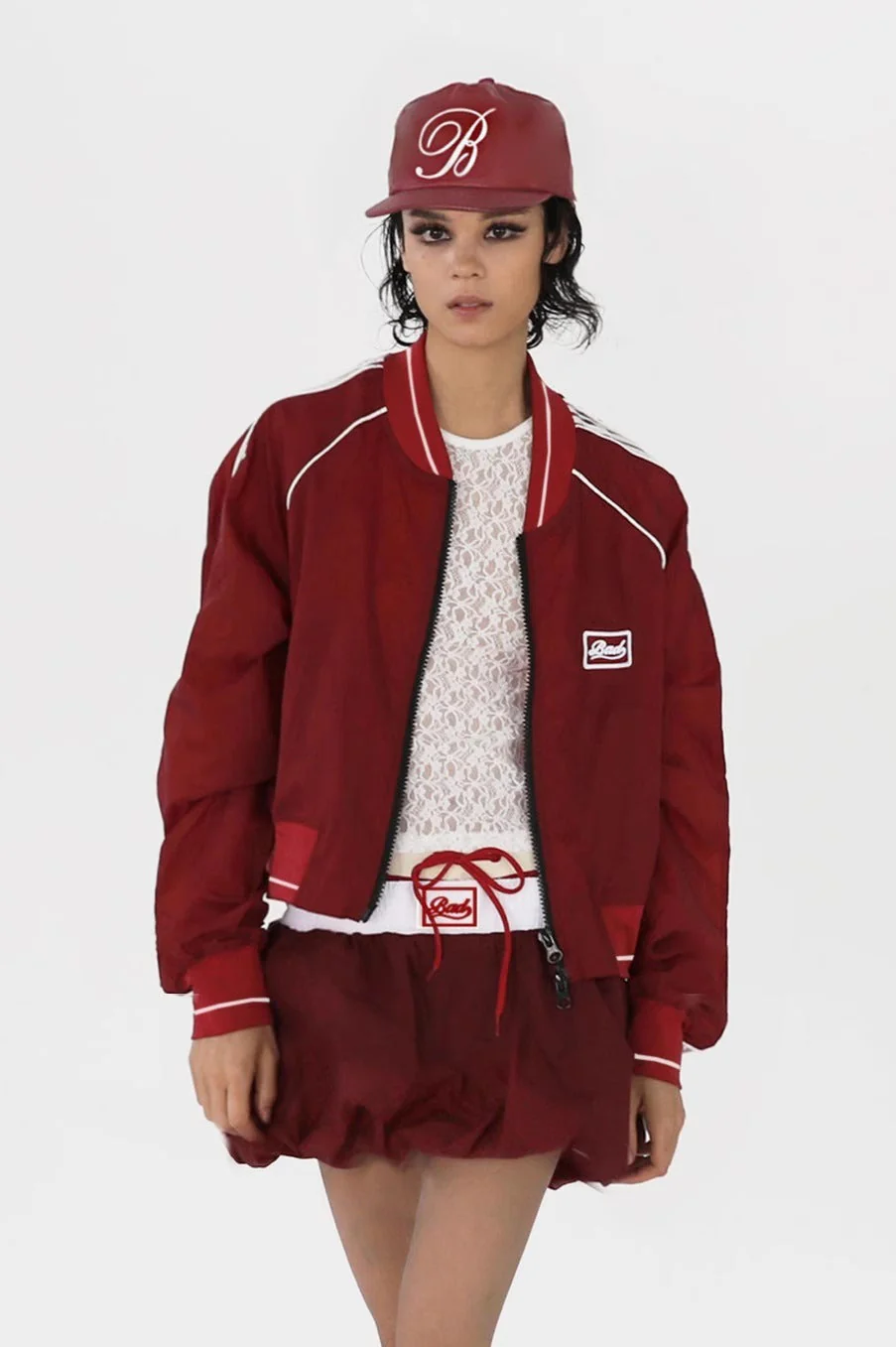 Embroidered Retro Bomber Jacket - Image 5