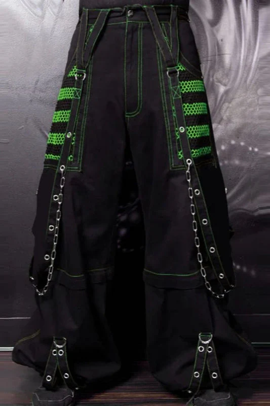 Gothic Wide Leg Cargo Jeans - Image 6