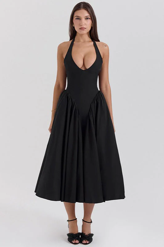Halter Backless Tie Party Dress - Image 6