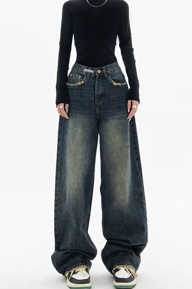 High Rise Loose Fit Vintage Jeans - Image 2
