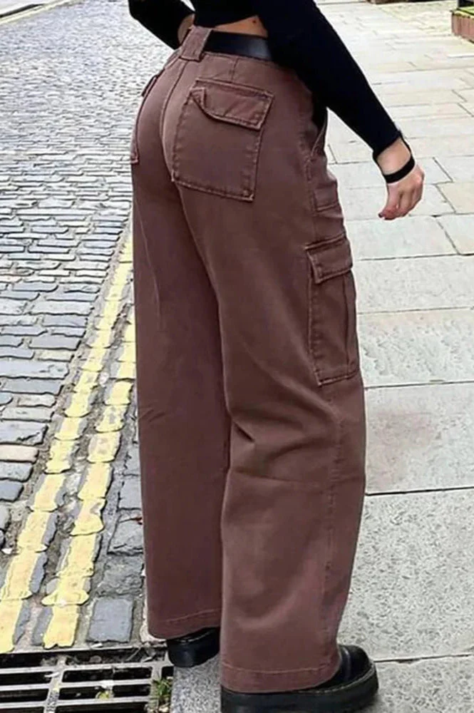 High Waist Loose Denim Jeans - Image 6