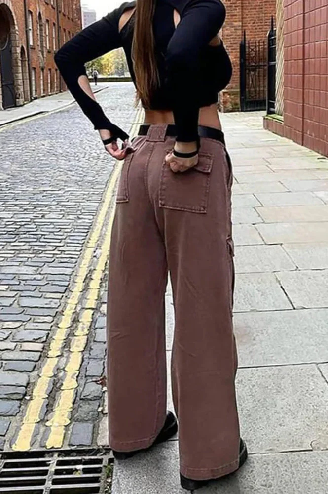 High Waist Loose Denim Jeans - Image 9