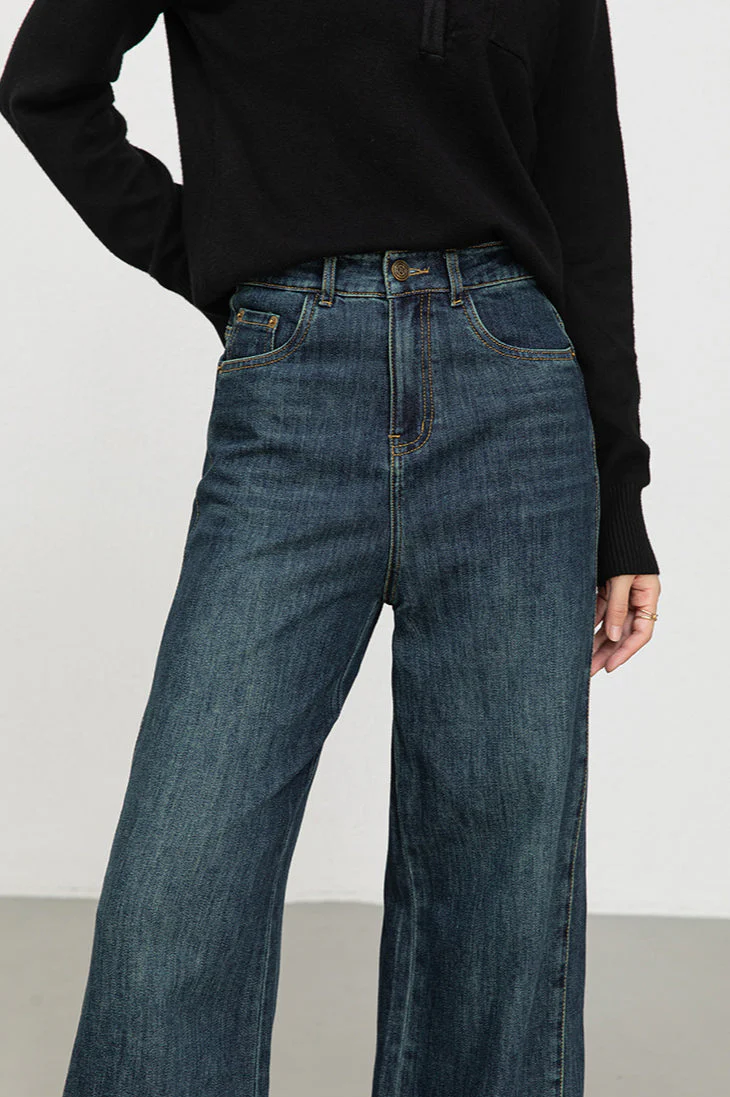 High Waist Loose Wide Leg Jeans - Image 8