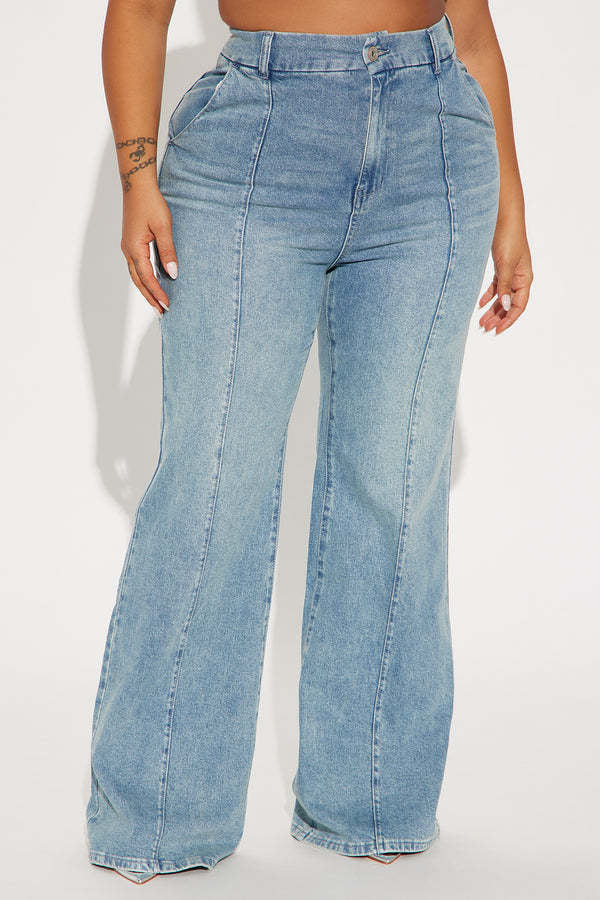 High Waist Straight Leg Jeans - Image 5
